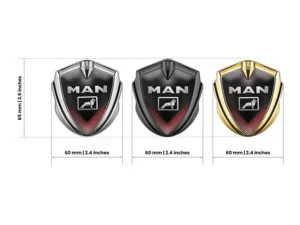 MAN Emblema Fender Badge Disegno Minimal Standard